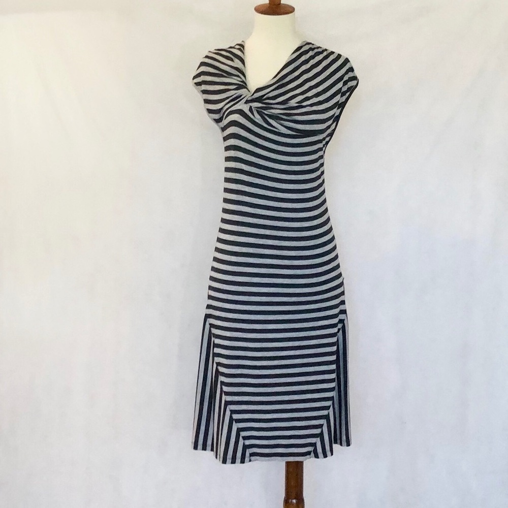 Athleta Pahala Knot Neck Striped Dress - Picture 2 of 8